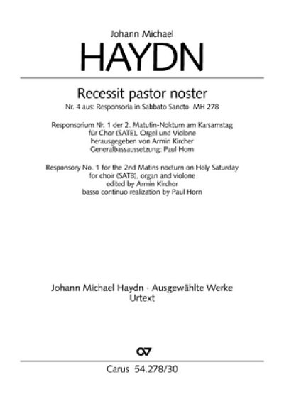 M. Haydn: Recessit Pastor Noster