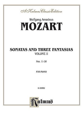 W.A. Mozart: Sonatas and Three Fantasias, Volume II, Klav