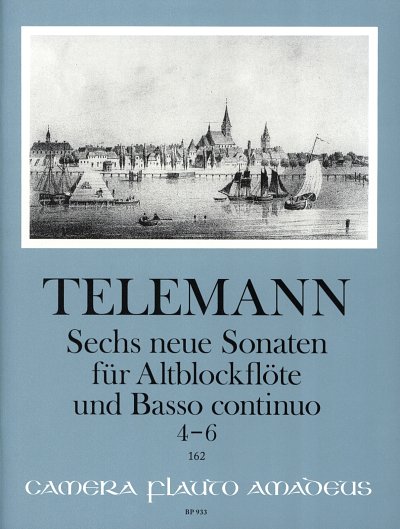 G.P. Telemann: Sechs neue Sonaten Heft II, ABlfBc (Pa+St)