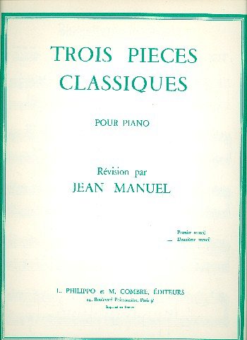 Pièces classiques (3) Vol.2, Klav