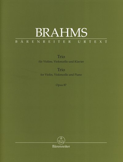 J. Brahms: Trio op. 87, VlVcKlv (Pa+St)