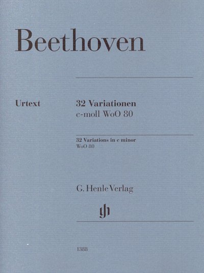 L. v. Beethoven: 32 Variationen c-moll WoO 80, Klav