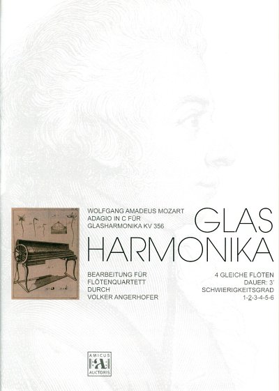 W.A. Mozart: Glasharmonika, 4Fl (Stimmen)