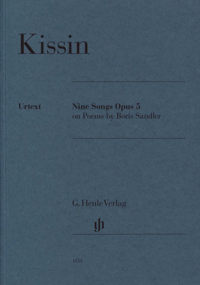 E. Kissin: Neun Lieder op. 5, GesKlav (0)