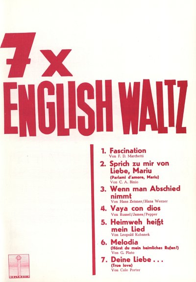 7 X English Waltz