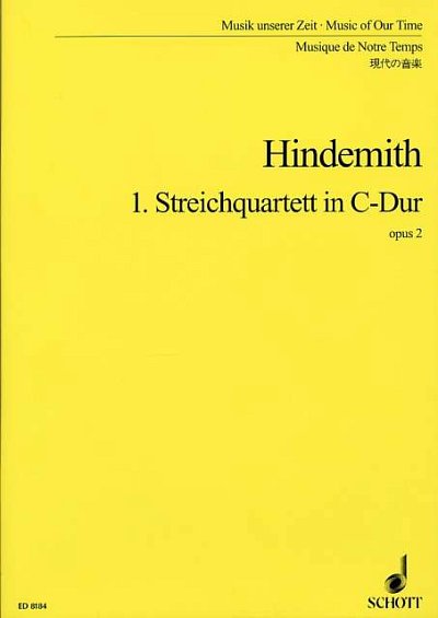 P. Hindemith: 1. Streichquartett C-Dur op. 2 , 2VlVaVc (Stp)