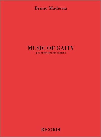 B. Maderna: Music Of Gaity, Kamo (Part.)