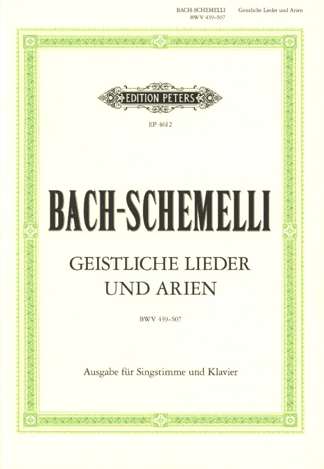 J.S. Bach: 69 geistliche Lieder und Arien, GesMHKlav (Part.) (0)