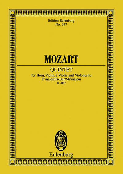 DL: W.A. Mozart: Quintett Es-Dur (Stp)
