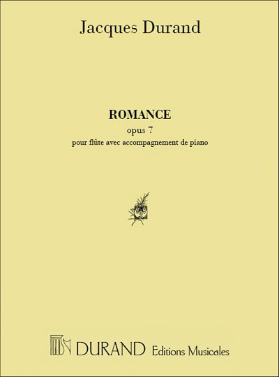 Romance Op 7 Flute-Piano , Fl (Part.)
