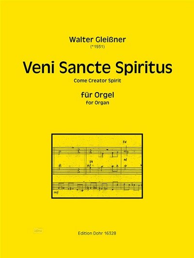 W. Gleißner: Veni Sancte Spiritus, Org (Part.)