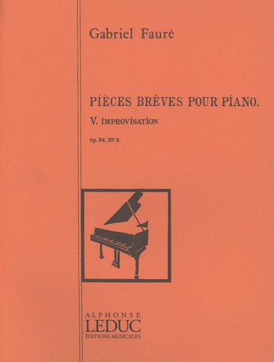 G. Fauré: Improvisation Op.84, No.5, Klav