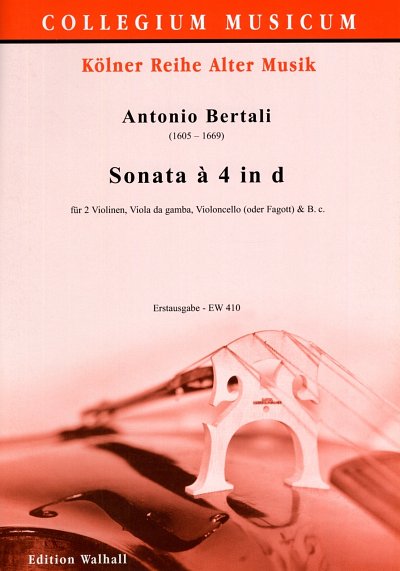 A. Bertali: Sonata A 4 D-Moll