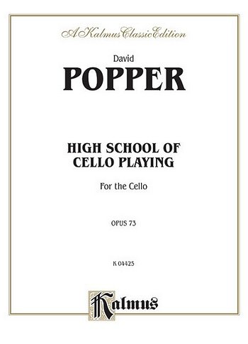 D. Popper: High School of Cello Playing, Op. 73, Vc (Bu)