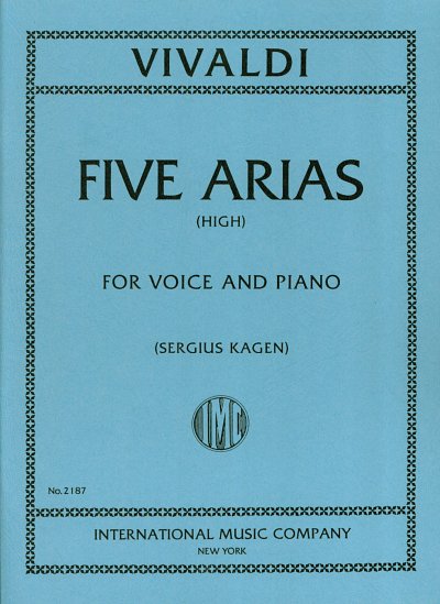 A. Vivaldi: Arie (5) (S-T) (Kagen) (Bu)