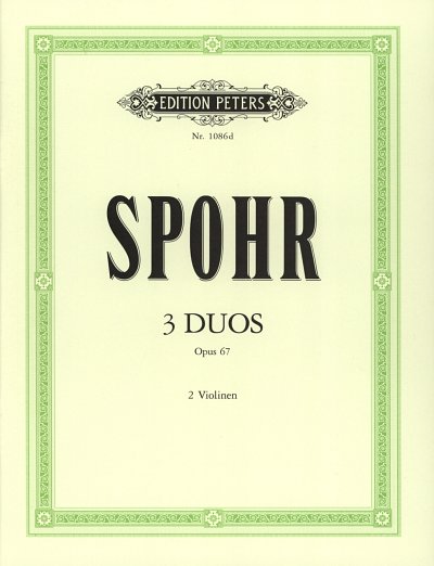 L. Spohr: 3 Duos op. 67, 2Vl (St)