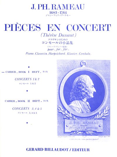 J.-P. Rameau: Pieces En Concert Volume 1, Klav