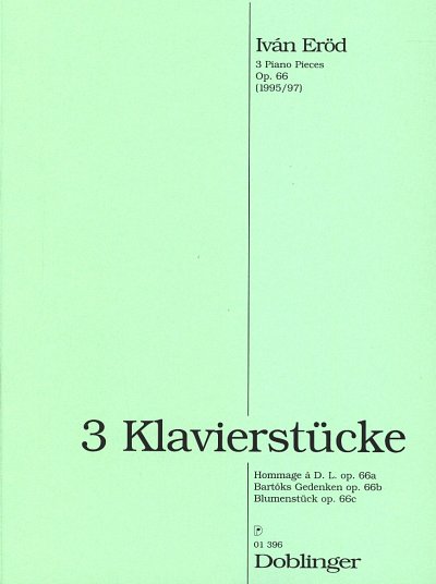 I. Eröd: 3 Klavierstücke op. 66  , Klav