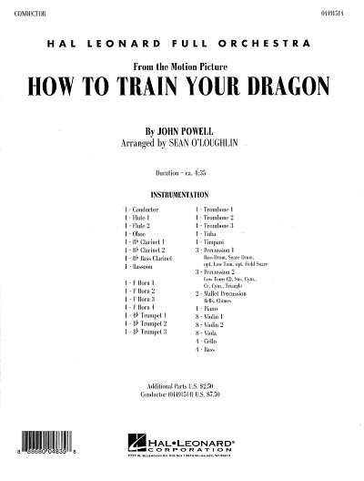J. Powell: How to Train Your Dragon, Sinfo (Part.)