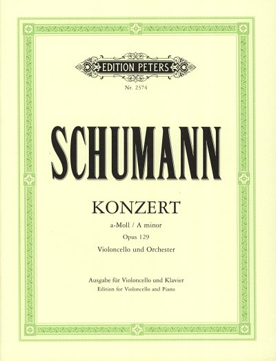 R. Schumann: Konzert für Violoncello und Orch, VcOrch (KASt)
