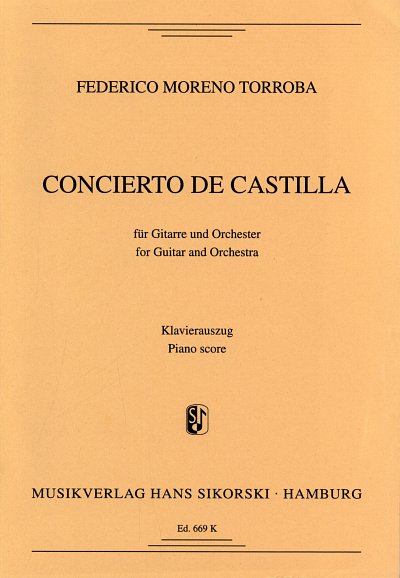 AQ: F. Moreno Torroba: Concierto de Castilla, GitOr (B-Ware)