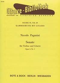N. Paganini: Sonate Op 3/1 Gitarre Bibliothek 69