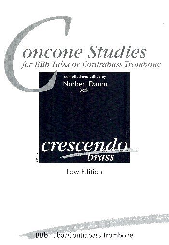 G. Concone: Studies I -  Low Edition, Kbpos/TbB