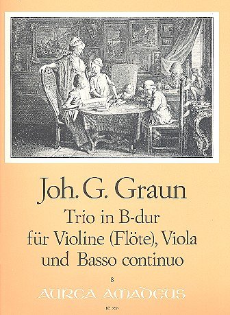 J.G. Graun: Trio in B-dur, VlVaBc (Pa+St)