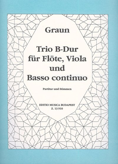 C.H. Graun: Trio B-Dur, FlVaBc (Pa+St)