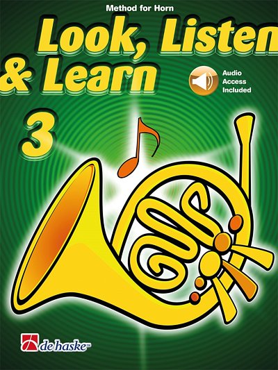 P. Sparke: Look, Listen & Learn 3 Horn, Hrn (+OnlAudio)