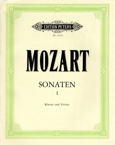 W.A. Mozart: Sonaten 1, VlKlav (KlavpaSt)