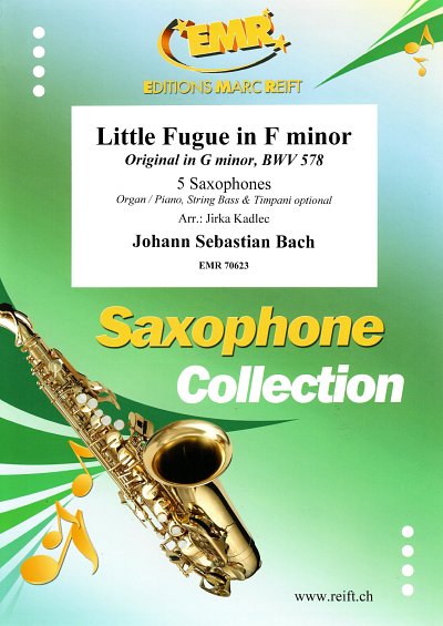 J.S. Bach: Little Fugue in F minor, 5Sax