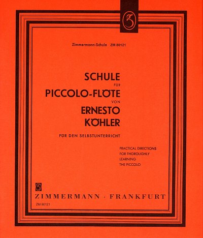 E. Köhler: Schule für Piccolo-Flöte, Picc