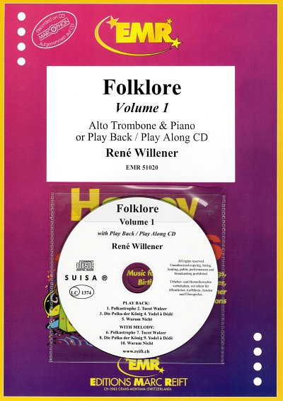 R. Willener: Folklore Volume 1, AltposKlav (+CD)