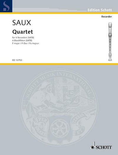 Saux, Gaston: Quartet in F