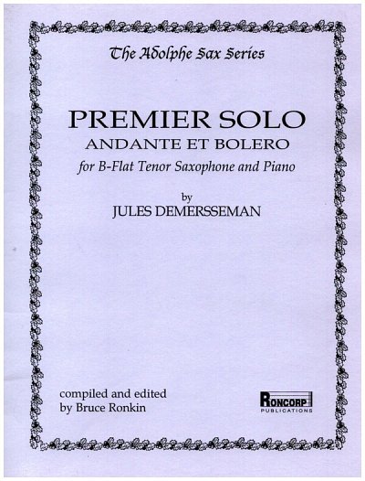 J. Demersseman: Premier Solo, Andante et Bol, TsaxKlv (KASt)