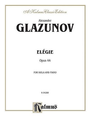 Elegie for Viola, Op. 44, Va