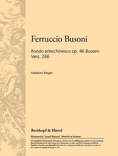 F. Busoni: Rondo arlecchinesco op. 46 K 266, GesTOrch (Stp)