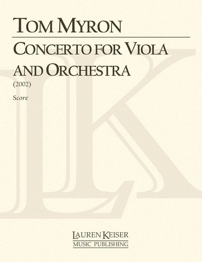 Concerto for Viola and Orchestra, Sinfo (Part.)