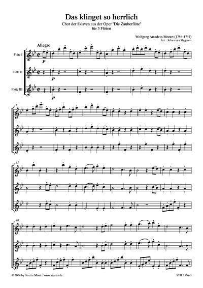 DL: W.A. Mozart: Das klinget so herrlich Chor der Sklaven au
