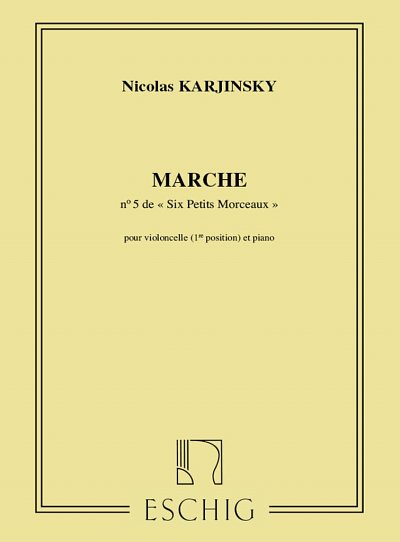 N. Karjinsky: Marche. , VcKlav (Part.)