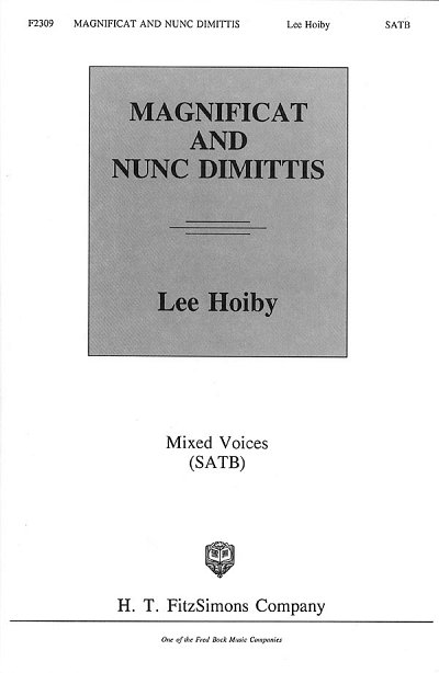 Magnificat and Nunc Dimittis, GchKlav