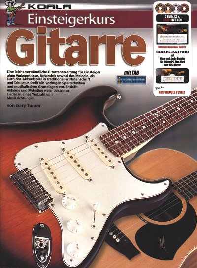 AQ: G. Turner: Einsteigerkurs Gitarre, Git (+CD+DVD (B-Ware)