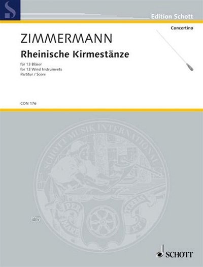 B.A. Zimmermann: Rheinische Kirmestänze, Blas/Posch (Part.)