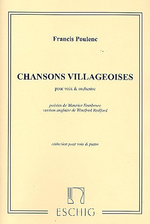 F. Poulenc: Chansons villageoises, GesSKlav (Bu)