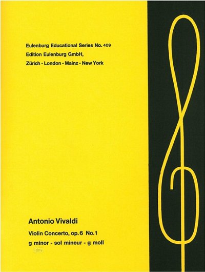 A. Vivaldi et al.: Konzert für Violine g-Moll op. 6/1 RV 324, PV 329, F. I/192, Ric. 436