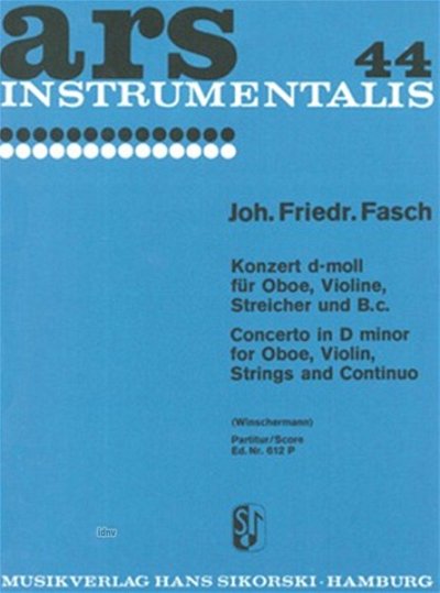 J.F. Fasch: Konzert D-Moll Instrumentalis 44
