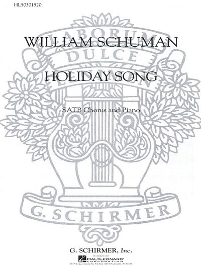 W.H. Schuman: Holiday Song, GchKlav (Part.)