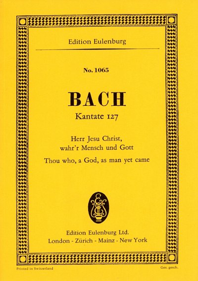 J.S. Bach: Kantate Nr. 127 