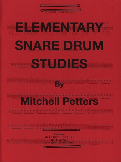 AQ: M. Peters: Elementary Snare Drum Studies, Kltr (B-Ware)